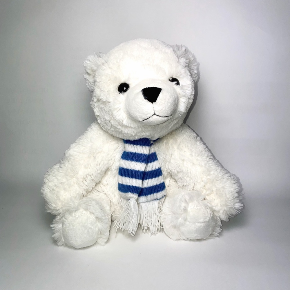 White Polar Bear Stuff Animal Kids Toy NWOT